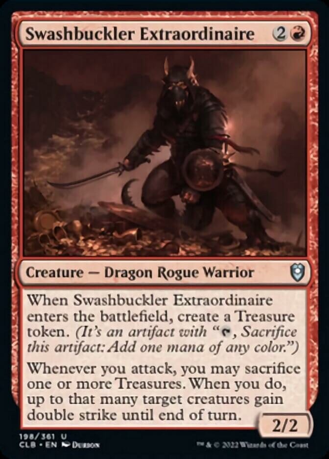 Swashbuckler Extraordinaire [Commander Legends: Battle for Baldur's Gate] MTG Single Magic: The Gathering  | Multizone: Comics And Games
