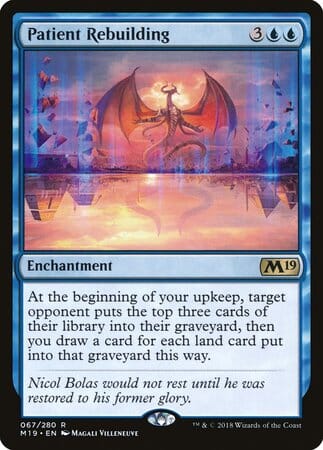 Patient Rebuilding [Core Set 2019] MTG Single Magic: The Gathering  | Multizone: Comics And Games