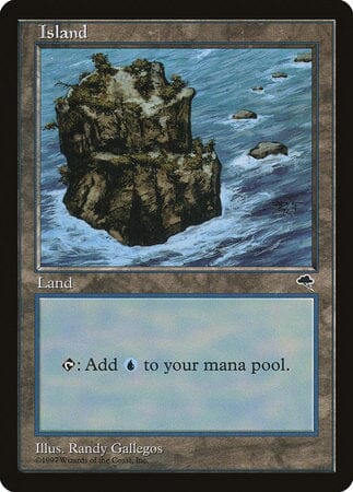 Island (Rocky Path) [Tempest] MTG Single Magic: The Gathering  | Multizone: Comics And Games