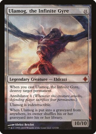 Ulamog, the Infinite Gyre [Rise of the Eldrazi] MTG Single Magic: The Gathering  | Multizone: Comics And Games