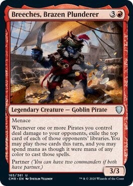 Breeches, Brazen Plunderer [Commander Legends] MTG Single Magic: The Gathering  | Multizone: Comics And Games