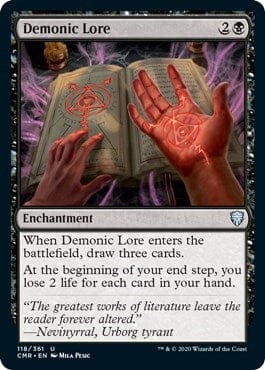 Demonic Lore [Commander Legends] MTG Single Magic: The Gathering  | Multizone: Comics And Games