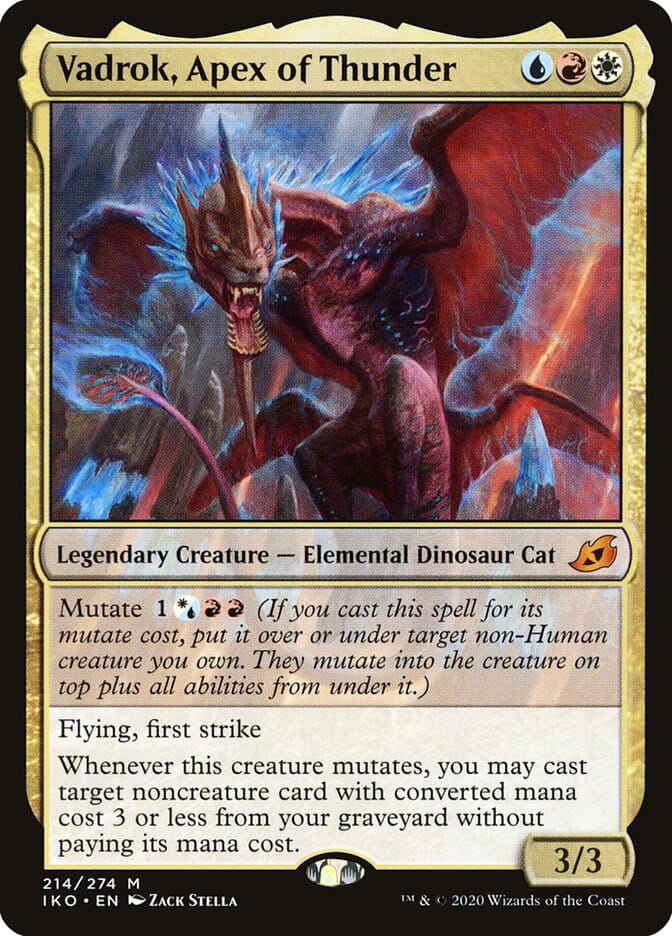 Vadrok, Apex of Thunder [Ikoria: Lair of Behemoths] MTG Single Magic: The Gathering  | Multizone: Comics And Games