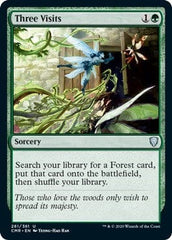 Three Visits [Commander Legends] MTG Single Magic: The Gathering  | Multizone: Comics And Games