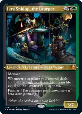Ikra Shidiqi, the Usurper (Foil Etched) [Commander Legends] MTG Single Magic: The Gathering  | Multizone: Comics And Games