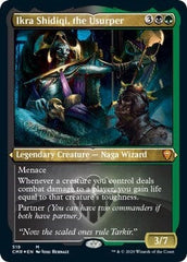 Ikra Shidiqi, the Usurper (Foil Etched) [Commander Legends] MTG Single Magic: The Gathering  | Multizone: Comics And Games