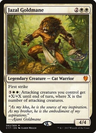 Jazal Goldmane [Commander 2017] MTG Single Magic: The Gathering  | Multizone: Comics And Games