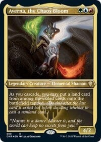 Averna, the Chaos Bloom (Foil Etched) [Commander Legends] MTG Single Magic: The Gathering  | Multizone: Comics And Games