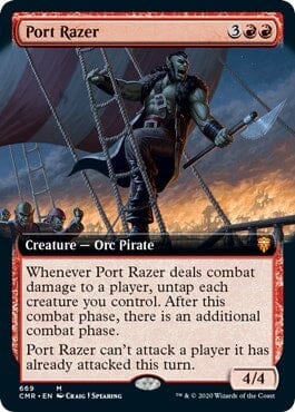 Port Razer (Extended Art) [Commander Legends] MTG Single Magic: The Gathering  | Multizone: Comics And Games