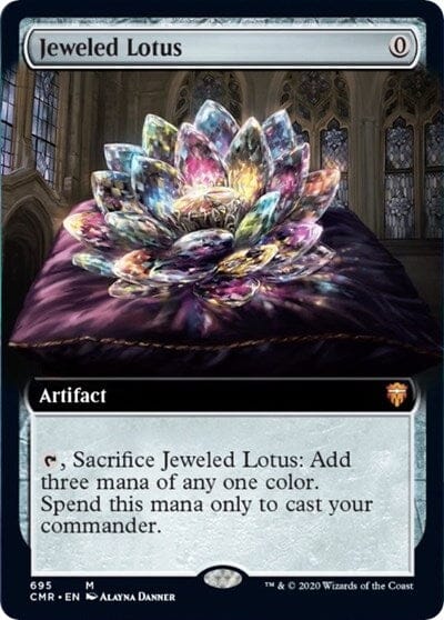 Jeweled Lotus (Extended Art) [Commander Legends] MTG Single Magic: The Gathering  | Multizone: Comics And Games