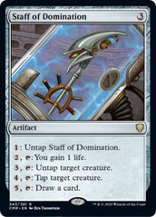 Staff of Domination [Commander Legends] MTG Single Magic: The Gathering  | Multizone: Comics And Games