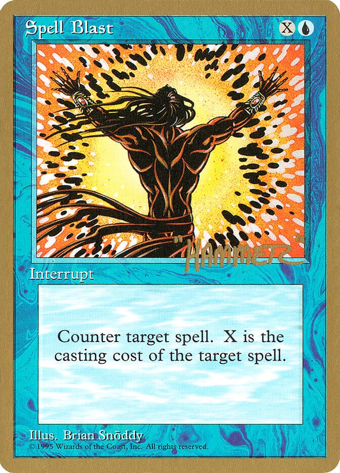 Spell Blast (Shawn "Hammer" Regnier) [Pro Tour Collector Set] MTG Single Magic: The Gathering  | Multizone: Comics And Games