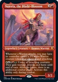 Najeela, the Blade-Blossom (Foil Etched) [Commander Legends] MTG Single Magic: The Gathering  | Multizone: Comics And Games