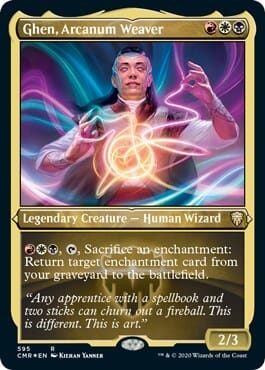 Ghen, Arcanum Weaver (Foil Etched) [Commander Legends] MTG Single Magic: The Gathering  | Multizone: Comics And Games