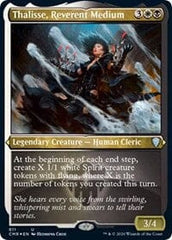 Thalisse, Reverent Medium (Foil Etched) [Commander Legends] MTG Single Magic: The Gathering  | Multizone: Comics And Games