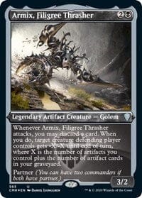 Armix, Filigree Thrasher (Foil Etched) [Commander Legends] MTG Single Magic: The Gathering  | Multizone: Comics And Games