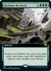 Reshape the Earth (Extended Art) [Commander Legends] MTG Single Magic: The Gathering  | Multizone: Comics And Games