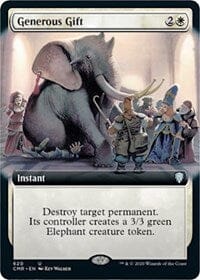 Generous Gift (Extended Art) [Commander Legends] MTG Single Magic: The Gathering  | Multizone: Comics And Games