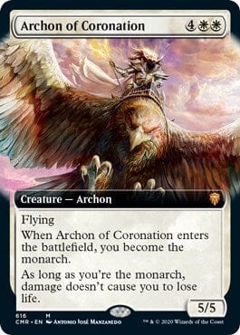 Archon of Coronation (Extended Art) [Commander Legends] MTG Single Magic: The Gathering  | Multizone: Comics And Games