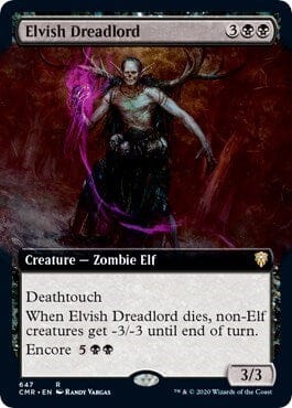 Elvish Dreadlord (Extended Art) [Commander Legends] MTG Single Magic: The Gathering  | Multizone: Comics And Games