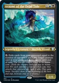 Araumi of the Dead Tide (Foil Etched) [Commander Legends] MTG Single Magic: The Gathering  | Multizone: Comics And Games