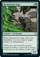 Reclamation Sage [Commander Legends] MTG Single Magic: The Gathering  | Multizone: Comics And Games