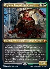Reyhan, Last of the Abzan (Foil Etched) [Commander Legends] MTG Single Magic: The Gathering  | Multizone: Comics And Games