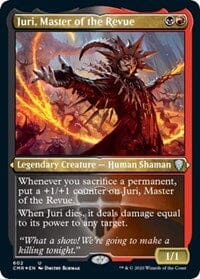 Juri, Master of the Revue (Foil Etched) [Commander Legends] MTG Single Magic: The Gathering  | Multizone: Comics And Games