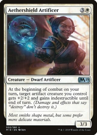 Aethershield Artificer [Core Set 2019] MTG Single Magic: The Gathering  | Multizone: Comics And Games