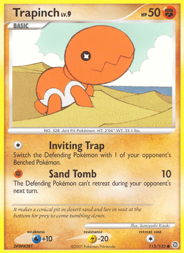 Trapinch (115/132) [Diamond & Pearl: Secret Wonders] Pokemon Single Pokémon  | Multizone: Comics And Games