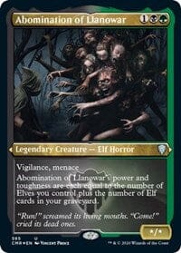 Abomination of Llanowar (Foil Etched) [Commander Legends] MTG Single Magic: The Gathering  | Multizone: Comics And Games