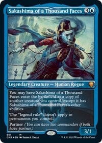 Sakashima of a Thousand Faces (Foil Etched) [Commander Legends] MTG Single Magic: The Gathering  | Multizone: Comics And Games