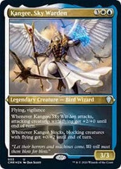 Kangee, Sky Warden (Foil Etched) [Commander Legends] MTG Single Magic: The Gathering  | Multizone: Comics And Games