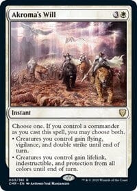 Akroma's Will [Commander Legends] MTG Single Magic: The Gathering  | Multizone: Comics And Games