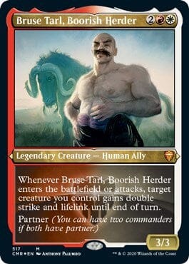 Bruse Tarl, Boorish Herder (Foil Etched) [Commander Legends] MTG Single Magic: The Gathering  | Multizone: Comics And Games