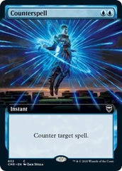 Counterspell (Extended Art) [Commander Legends] MTG Single Magic: The Gathering  | Multizone: Comics And Games