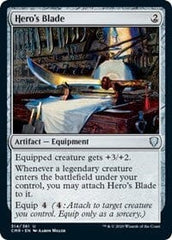 Hero's Blade [Commander Legends] MTG Single Magic: The Gathering  | Multizone: Comics And Games