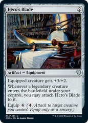 Hero's Blade [Commander Legends] MTG Single Magic: The Gathering  | Multizone: Comics And Games