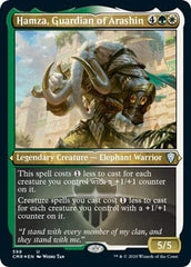 Hamza, Guardian of Arashin (Foil Etched) [Commander Legends] MTG Single Magic: The Gathering  | Multizone: Comics And Games