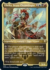 Obeka, Brute Chronologist (Foil Etched) [Commander Legends] MTG Single Magic: The Gathering  | Multizone: Comics And Games