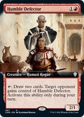 Humble Defector (Extended Art) [Commander Legends] MTG Single Magic: The Gathering  | Multizone: Comics And Games