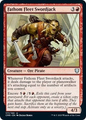 Fathom Fleet Swordjack [Commander Legends] MTG Single Magic: The Gathering  | Multizone: Comics And Games