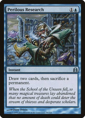 Perilous Research [Commander 2011] MTG Single Magic: The Gathering  | Multizone: Comics And Games