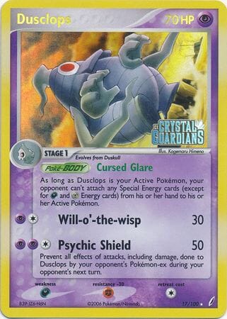 Dusclops (17/100) (Stamped) [EX: Crystal Guardians] Pokemon Single Pokémon  | Multizone: Comics And Games