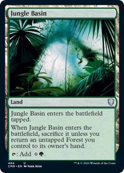 Jungle Basin [Commander Legends] MTG Single Magic: The Gathering  | Multizone: Comics And Games