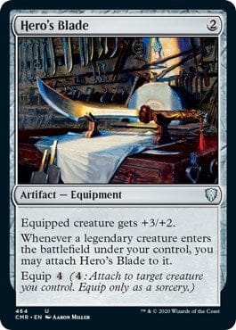 Hero's Blade (464) [Commander Legends] MTG Single Magic: The Gathering  | Multizone: Comics And Games