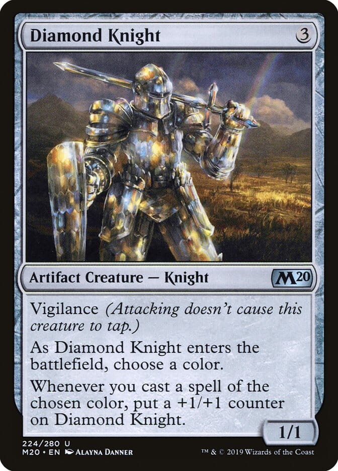 Diamond Knight [Core Set 2020] MTG Single Magic: The Gathering  | Multizone: Comics And Games