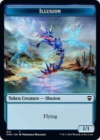 Illusion // Saproling Double-sided Token [Commander Legends] MTG Single Magic: The Gathering  | Multizone: Comics And Games
