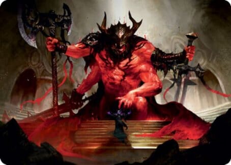 Awaken the Blood Avatar Art Card [Strixhaven: School of Mages Art Series] MTG Single Magic: The Gathering  | Multizone: Comics And Games