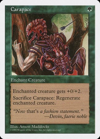 Carapace [Fifth Edition] MTG Single Magic: The Gathering  | Multizone: Comics And Games